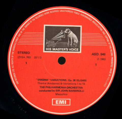 Enigma Variations-HMV-Vinyl LP-VG+/NM