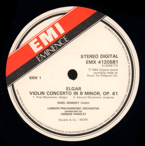 Violin Concerto-EMI-Vinyl LP-Ex+/NM