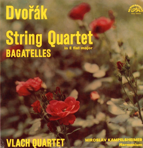 DvorakString Quartet-Vlach Quartet-Supraphon-Vinyl LP-VG/Ex