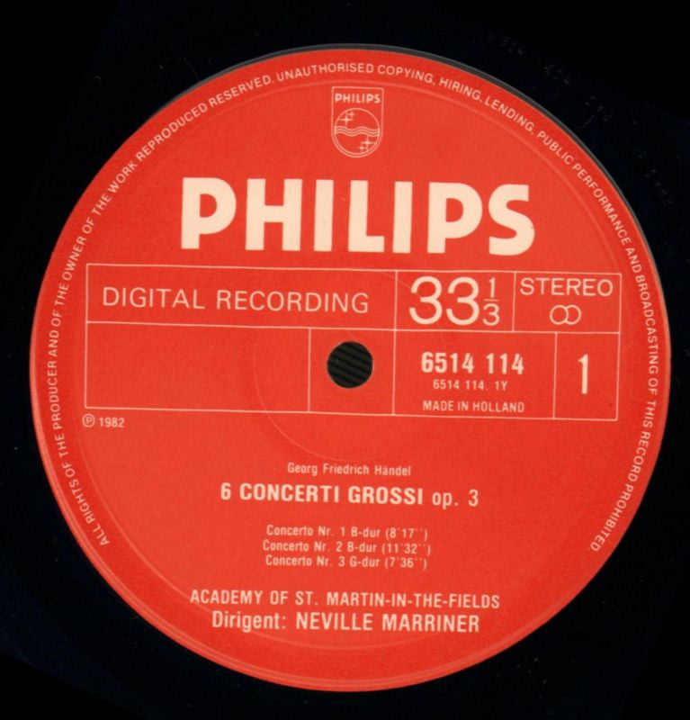 Concerti Grossi-Philips-Vinyl LP-Ex-/NM