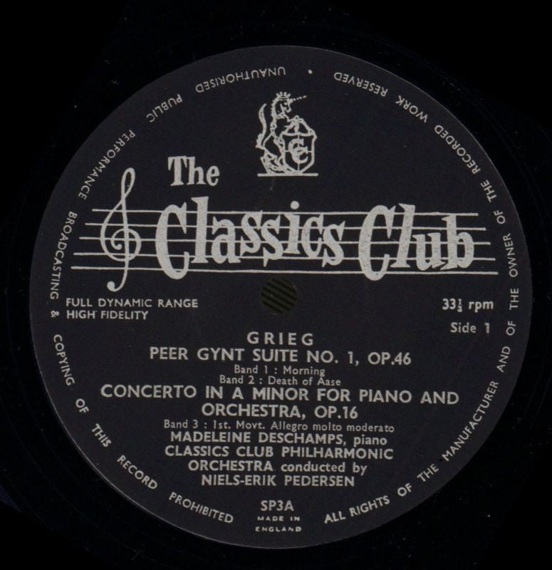Morning And Death Of Aase-Classic Club-Vinyl LP-VG+/Ex