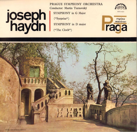 HaydnSymphony In G Major-Prague Symphony Orchestra-Supraphon-Vinyl LP Gatefold-VG+/NM
