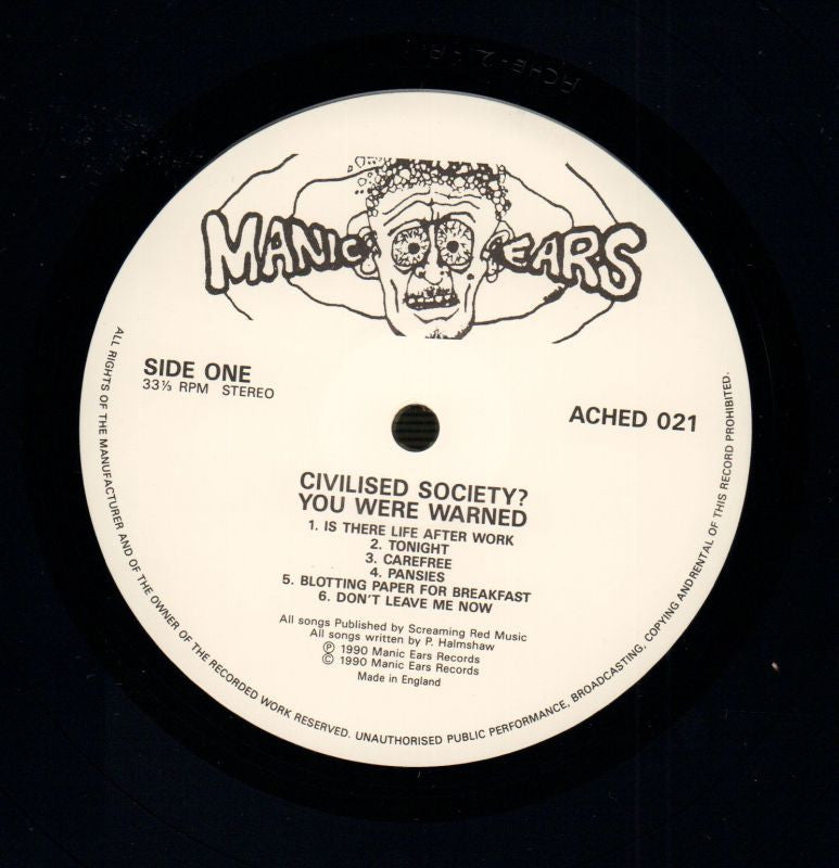 You Were Warned...-Manic Ears-2x12" Vinyl LP-M/M