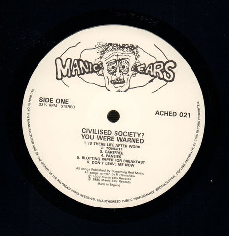 You Were Warned...-Manic Ears-2x12" Vinyl LP-M/M