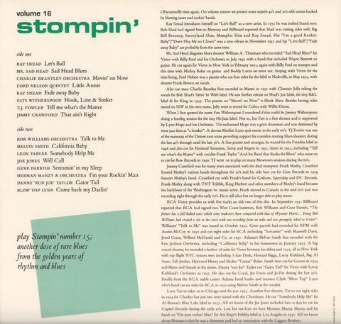 Stompin' Volume 16-Stompin'-Vinyl LP-M/M