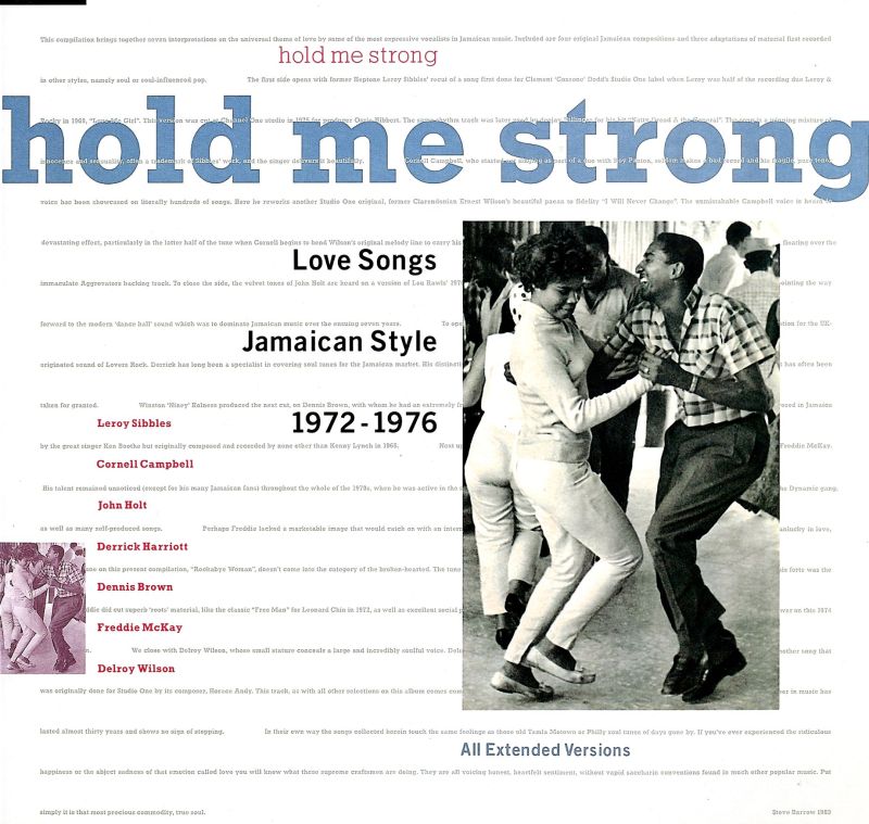 Hold Me Strong, Love Songs Jamaican Style 1972-1976-Trojan-Vinyl LP