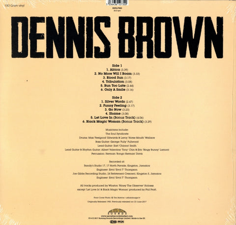 Dennis-Burning Sounds-Vinyl LP-M/M