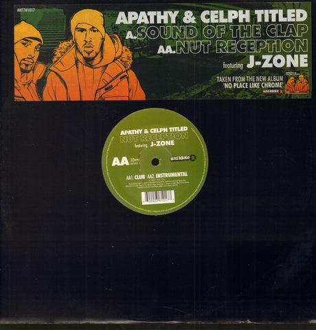 Apathy & Celph Titled-Sound Of The Clap-Antidote-12" Vinyl