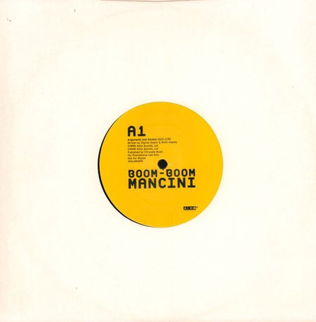 Boom Boom Mancini-Arguments And Alcohol-Almo Sounds-10" Vinyl