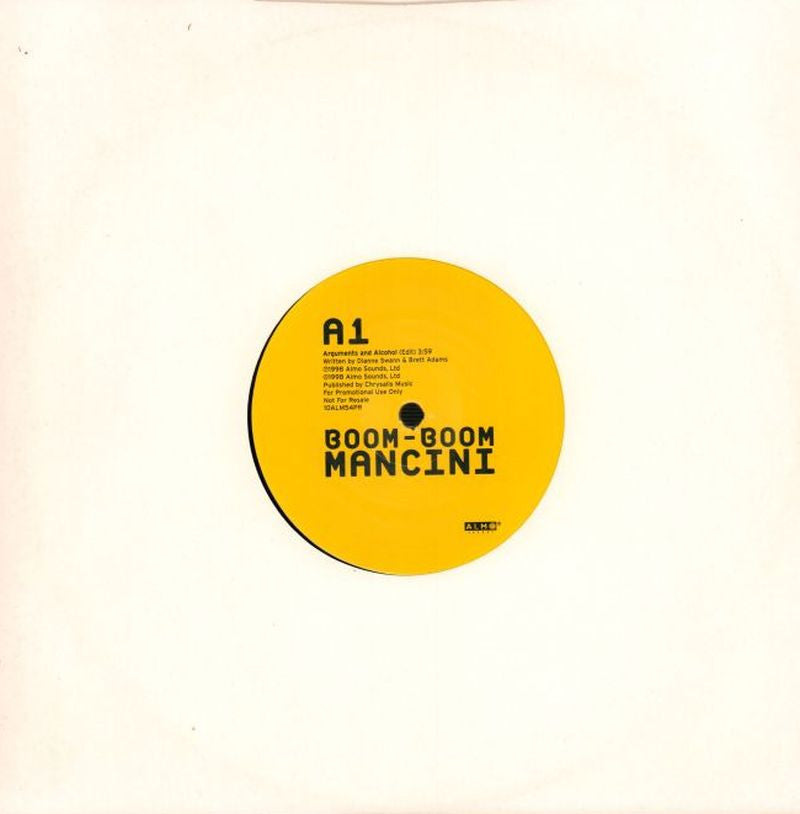 Boom Boom Mancini-Arguments And Alcohol-Almo Sounds-10" Vinyl