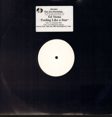 Ed Stone-Feeling Like A Star-Duty Free-12" Vinyl-NM/NM