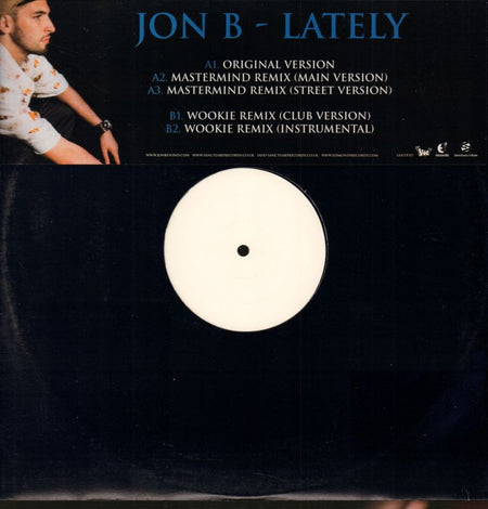 Jon B-Lately-Sanctuary-12" Vinyl-M/M
