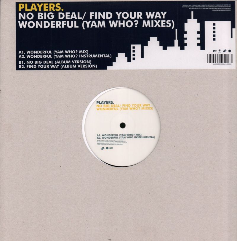 Players-No Big Deal/ Find Your Way-Sanctuary-12" Vinyl