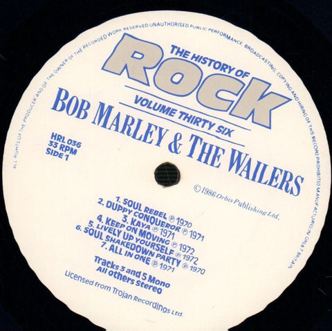 Bob Marley And The Story Of Reggae Volume Thirty-Six-History Of Rock-2x12" Vinyl LP Gatefold-Ex+/NM
