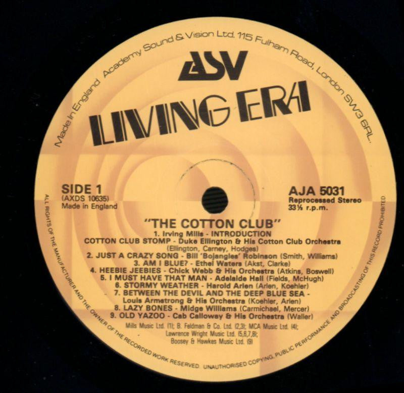 The Cotton Club-ASV-Vinyl LP-Ex/NM