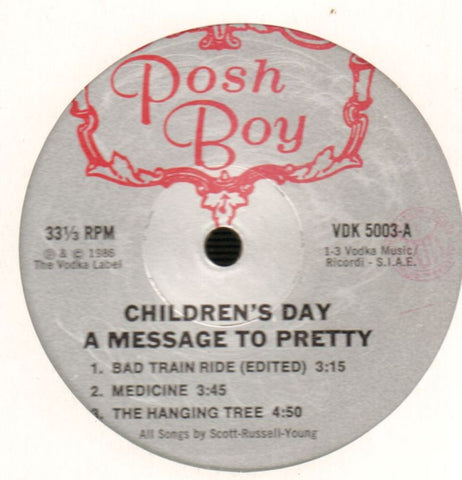 A Message To Pretty-Posh Boy-Vinyl LP