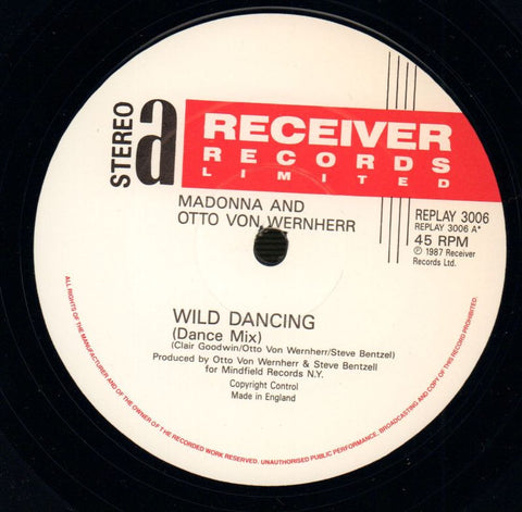 Wild Dancing-Receiver-12" Vinyl P/S-M/M