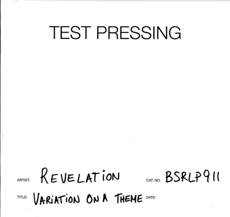 Variation On A Theme-Burning Sounds-Vinyl LP