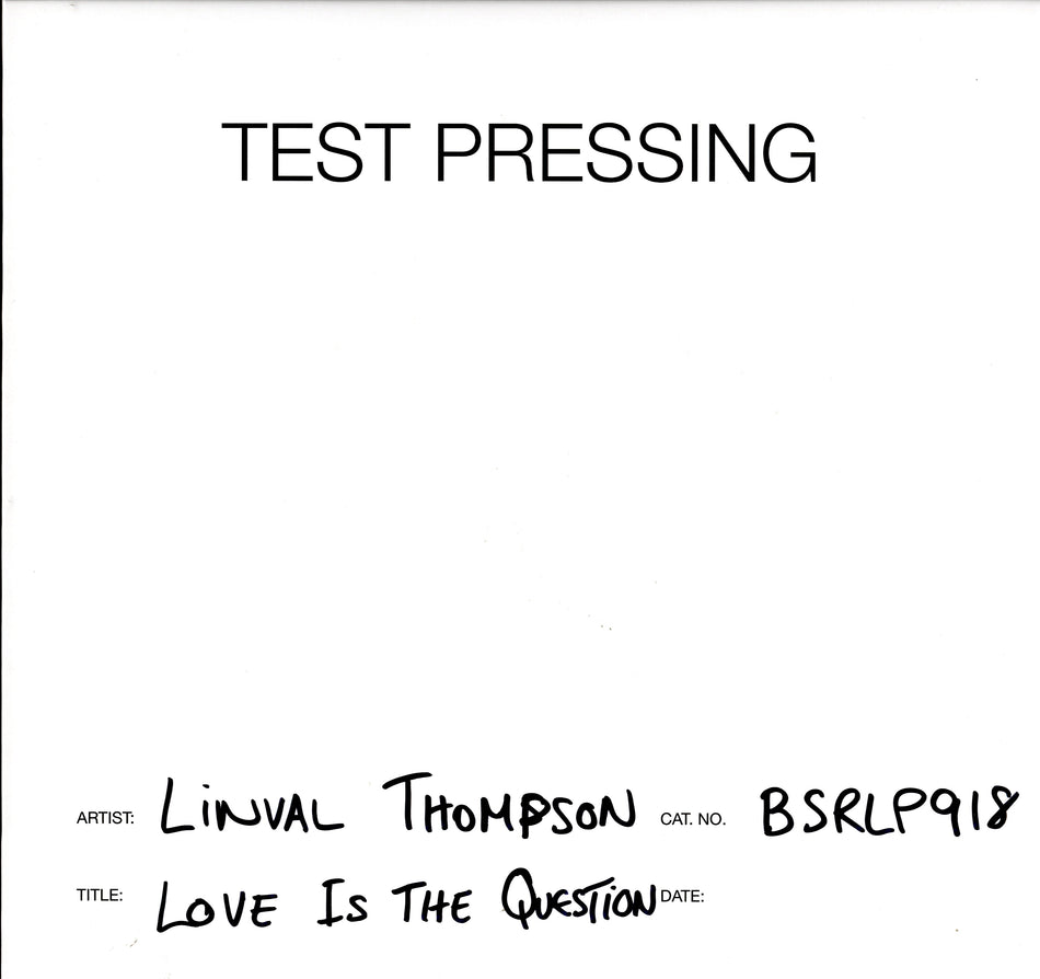 Love Is The Question-Burning Sounds-Vinyl LP