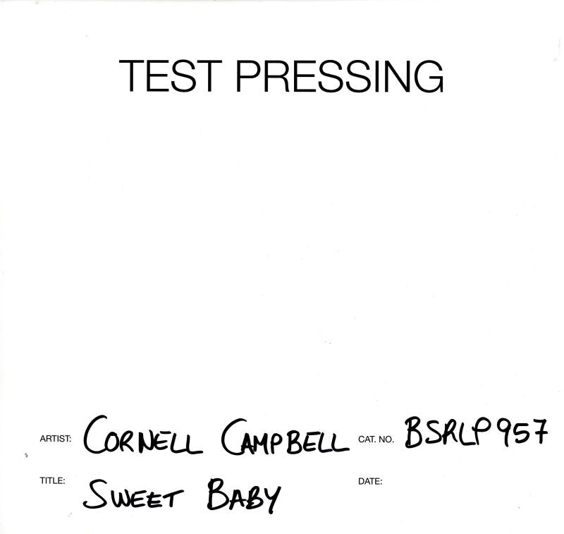 Sweet Baby-Burning Sounds-Vinyl LP Test Pressing-M/M