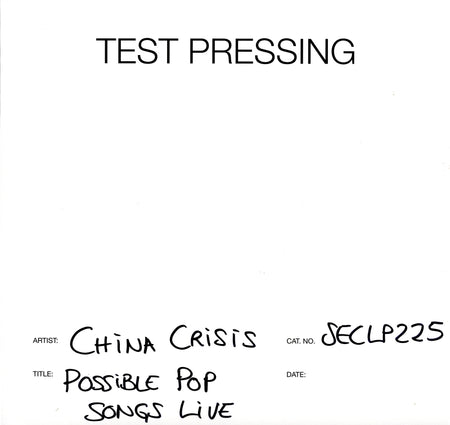 Possible Pop Songs Live-Secret-Vinyl LP