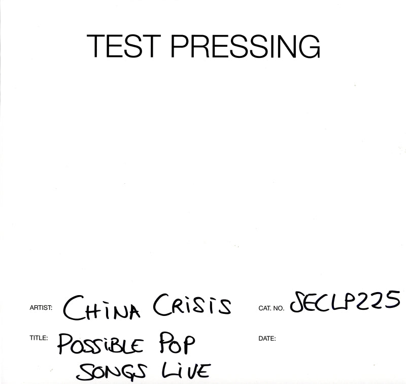 Possible Pop Songs Live-Secret-Vinyl LP