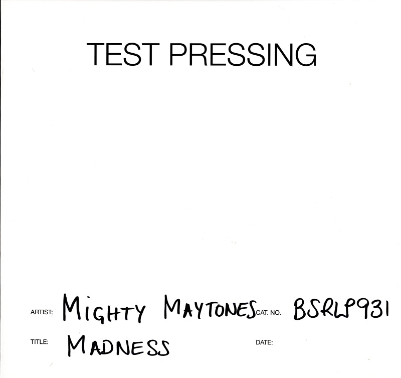 Madness-Burning Sounds-Vinyl LP Test Pressing-M/M