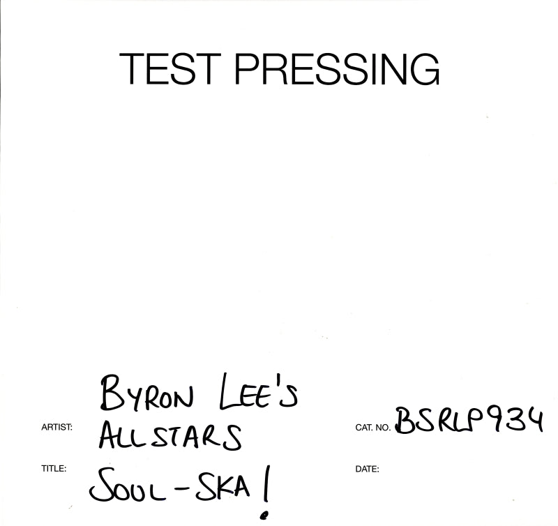 Soul-Ska!-Burning Sounds-Vinyl LP Test Pressing-M/M