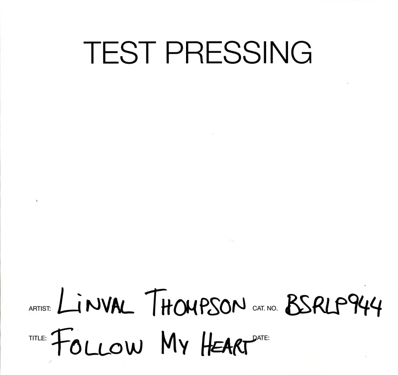 Follow My Heart-Burning Sounds-Vinyl LP Test Pressing-M/M