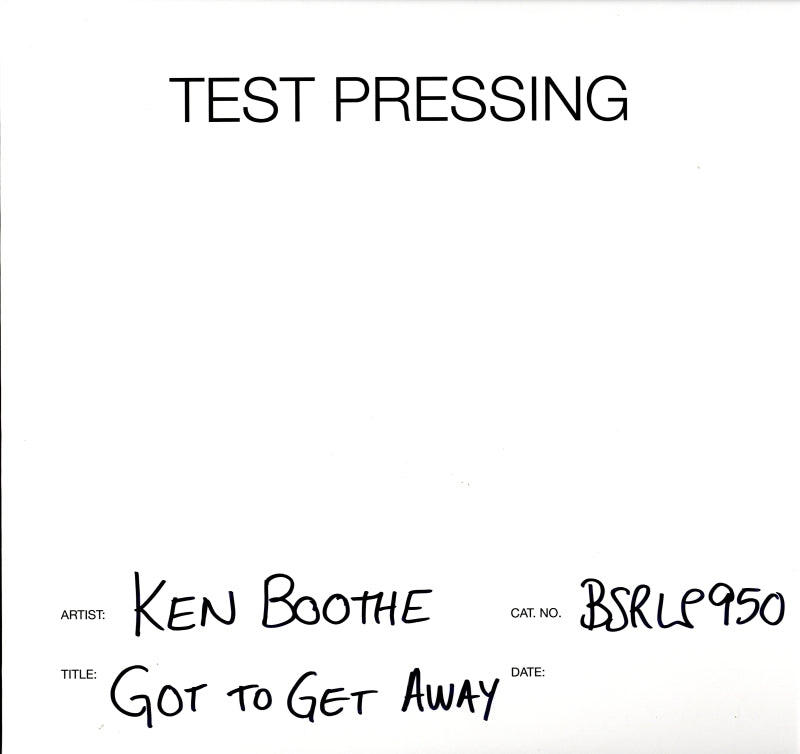 Got to Get Away-Burning Sounds-Vinyl LP Test Pressing-M/M