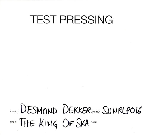 The King of Ska-Sunrise-Vinyl LP Test Pressing-M/M