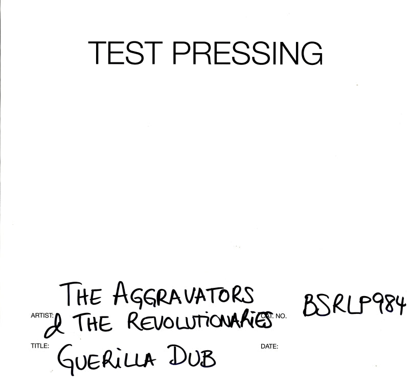 Guerilla Dub-Burning Sounds-Vinyl LP Test Pressing-M/M