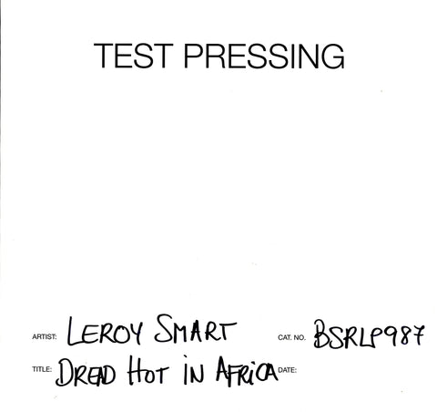 Dread Hot In Africa-Burning Sounds-Vinyl LP Test Pressing-M/M