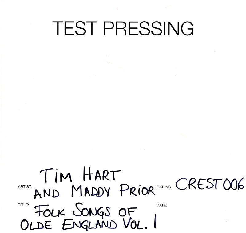 Folk Songs Of Olde England Vol. 1-Mooncrest-Vinyl LP Test Pressing-M/M