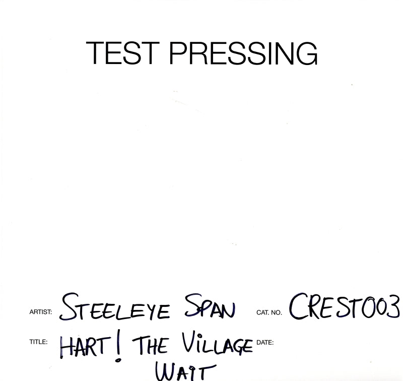 Hark! The Village Wait-Mooncrest-Vinyl LP Test Pressing-M/M
