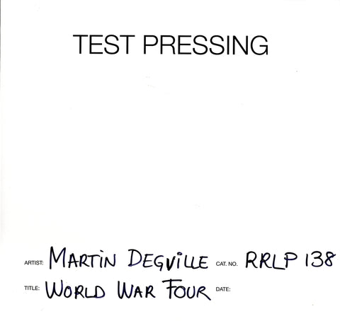 World War Four-Receiver-Vinyl LP Test Pressing-M/M