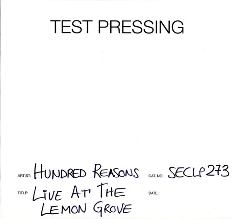 Live At The Lemon Grove-Secret-Vinyl LP Test Pressing-M/M