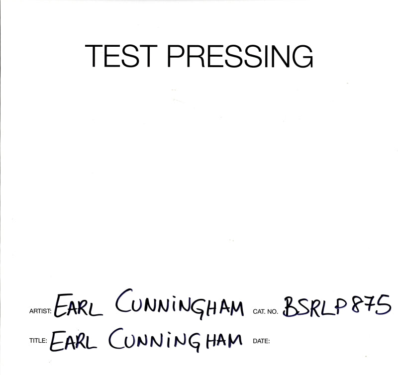 Earl Cunningham-Burning Sounds-Vinyl LP Test Pressing-M/M