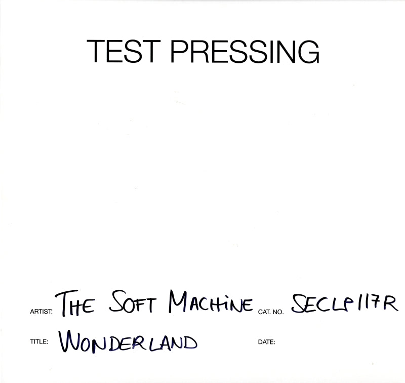 Wonderland-Secret-Vinyl LP Test Pressing-M/M