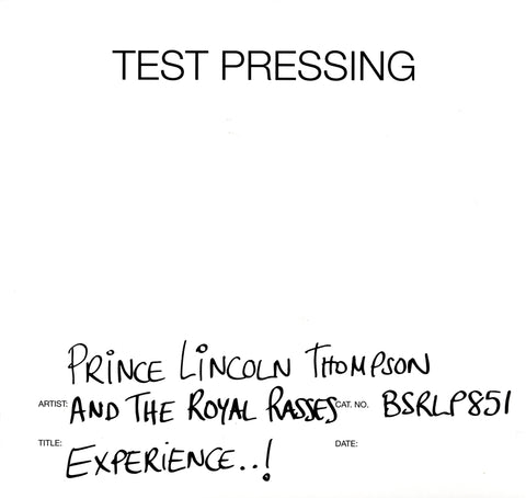 Experience..!-Burning Sounds-Vinyl LP Test Pressing-M/M