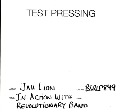 In Action With Revolutionary Band-Burning Sounds-Vinyl LP Test Pressing-M/M