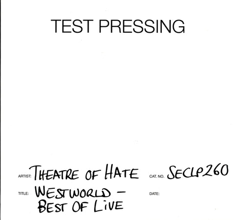Westworld - Best Of Live-Secret-Vinyl LP Test Pressing-M/M