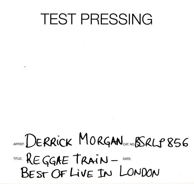 Reggae Train - Best Of Live In London-Burning Sounds-Vinyl LP Test Pressing-M/M