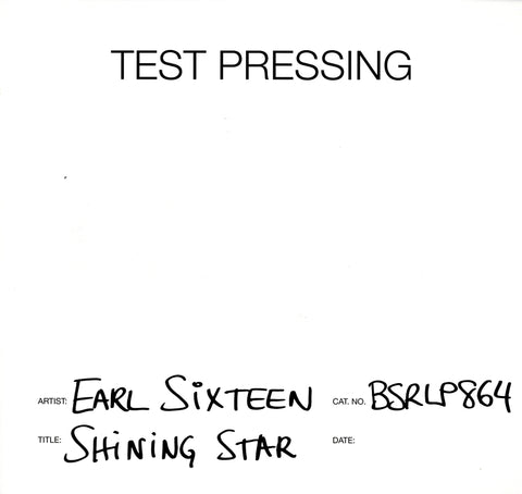 Shining Star-Burning Sounds-Vinyl LP Test Pressing-M/M