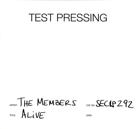 Alive-Secret-Vinyl LP Test Pressing-M/M