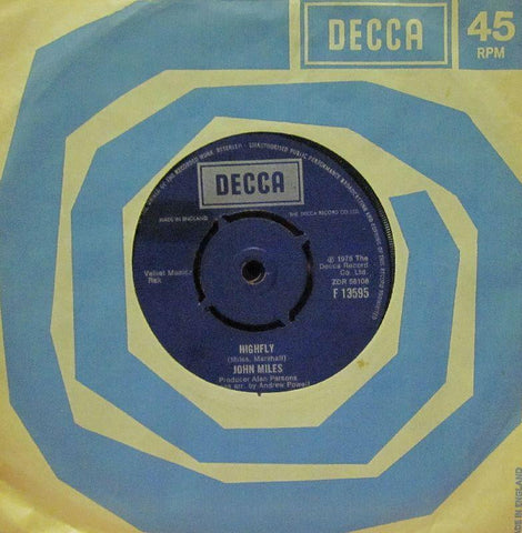 John Miles-Highfly-Decca-7" Vinyl