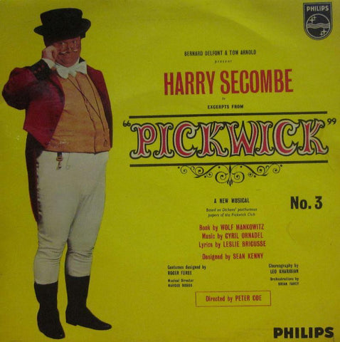 Harry Secombe-Excerpts From Pickwick No.3-Pickwick/Philips-7" Vinyl