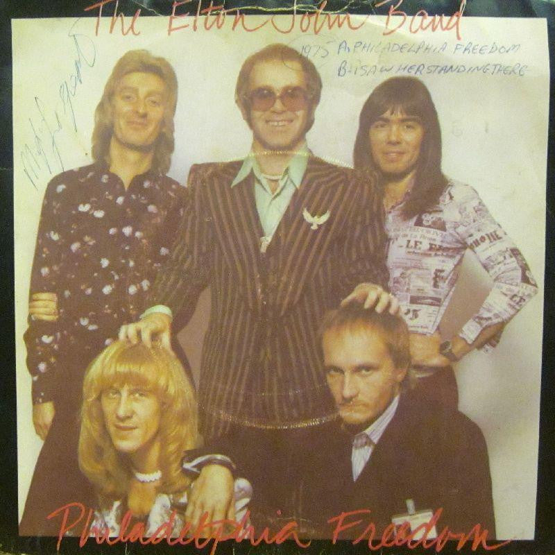 The Elton John Band-Philadelphia Freedom-DJM-7" Vinyl P/S