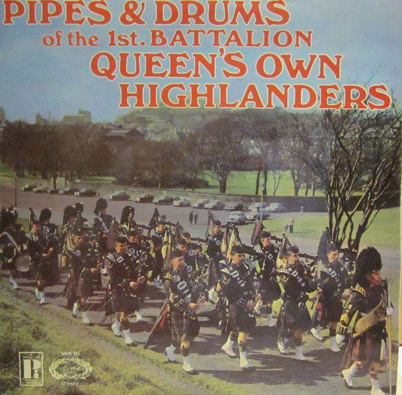 Pipes & Drums of The 1st Battallion-Queen's Own Highlanders -Hallmark-Vinyl LP