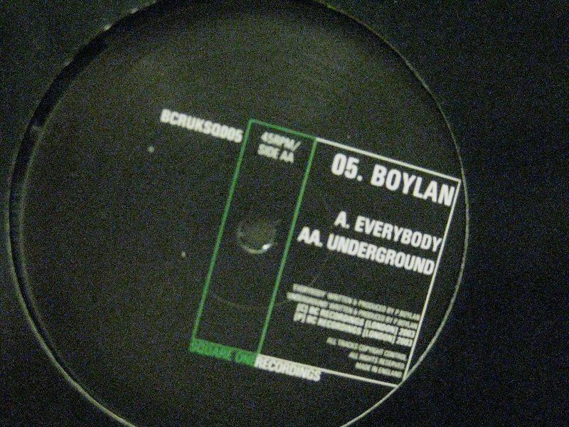 Boylan-Everybody/Underground-Square One-12" Vinyl